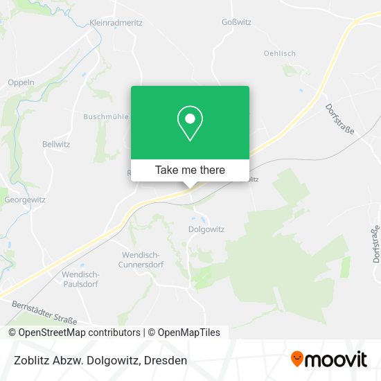 Карта Zoblitz Abzw. Dolgowitz