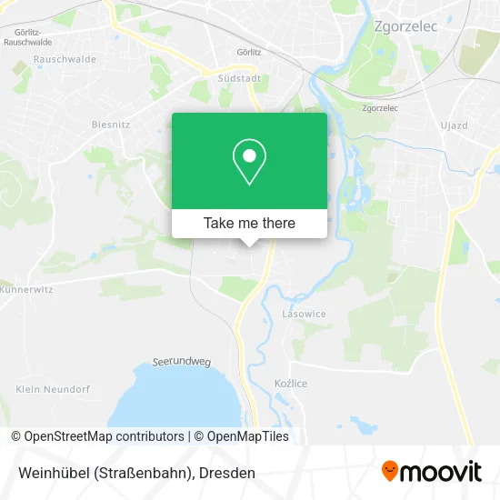 Карта Weinhübel (Straßenbahn)