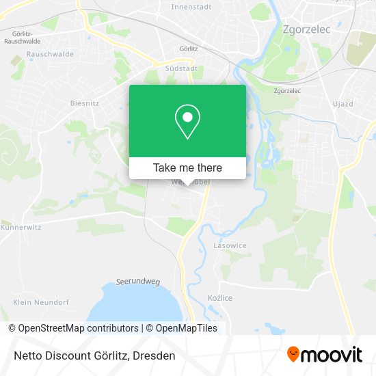 Карта Netto Discount Görlitz