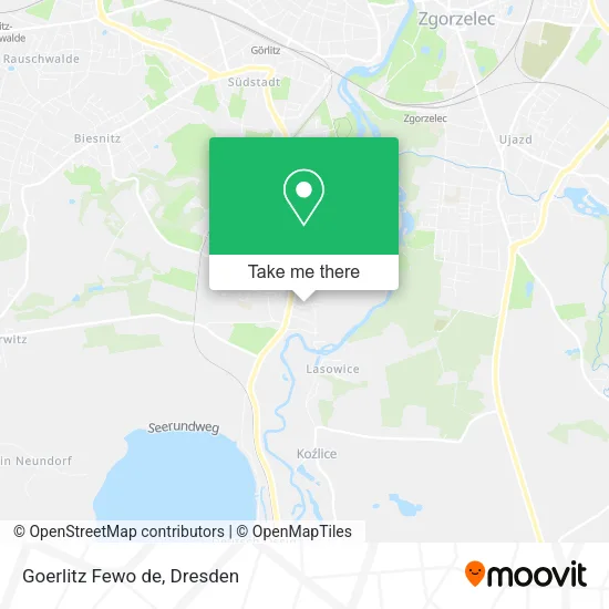 Карта Goerlitz Fewo de