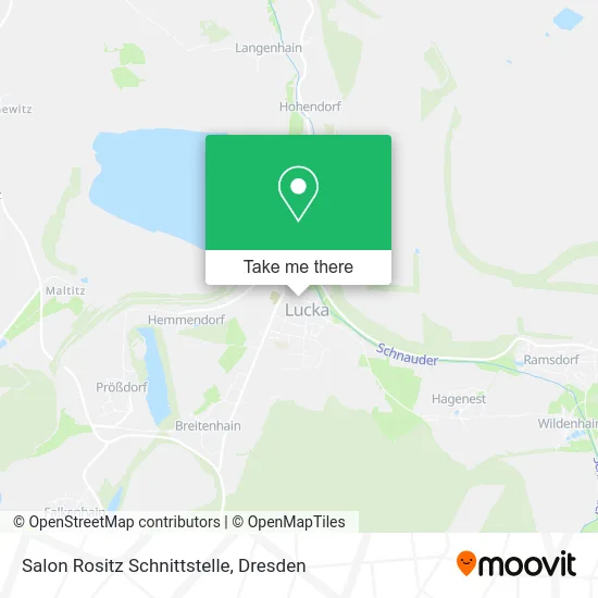 Карта Salon Rositz Schnittstelle