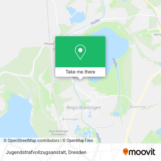 Карта Jugendstrafvollzugsanstalt
