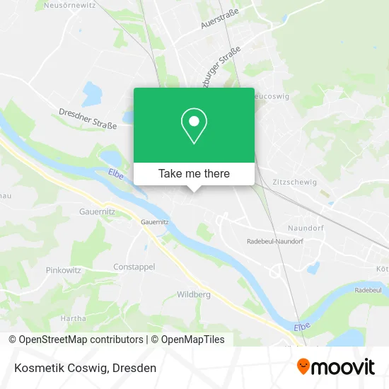 Карта Kosmetik Coswig