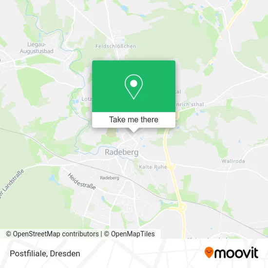 Карта Postfiliale