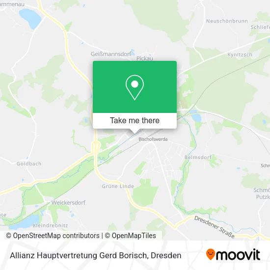 Карта Allianz Hauptvertretung Gerd Borisch