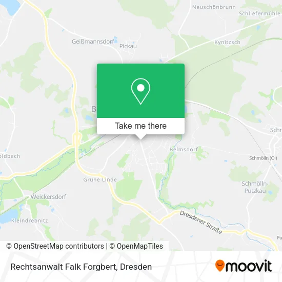 Карта Rechtsanwalt Falk Forgbert
