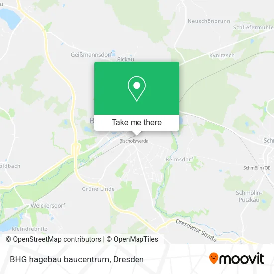Карта BHG hagebau baucentrum