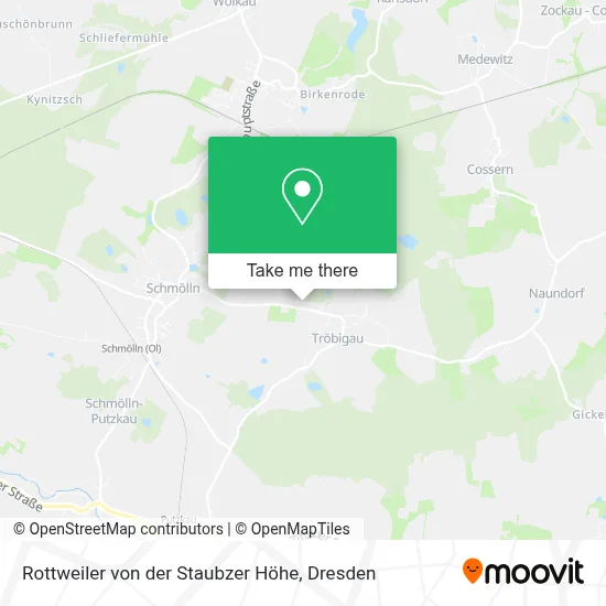 Rottweiler von der Staubzer Höhe map