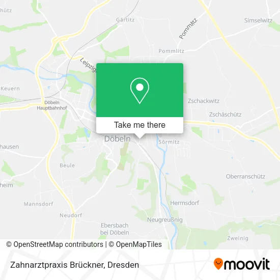 Карта Zahnarztpraxis Brückner