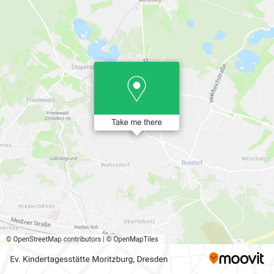 Карта Ev. Kindertagesstätte Moritzburg