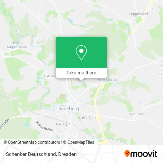 Карта Schenker Deutschland
