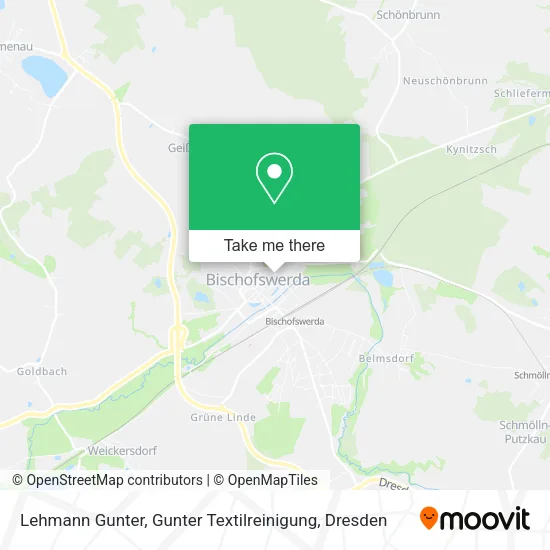 Карта Lehmann Gunter, Gunter Textilreinigung