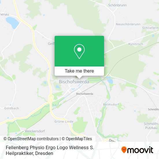 Карта Fellenberg Physio Ergo Logo Wellness S. Heilpraktiker