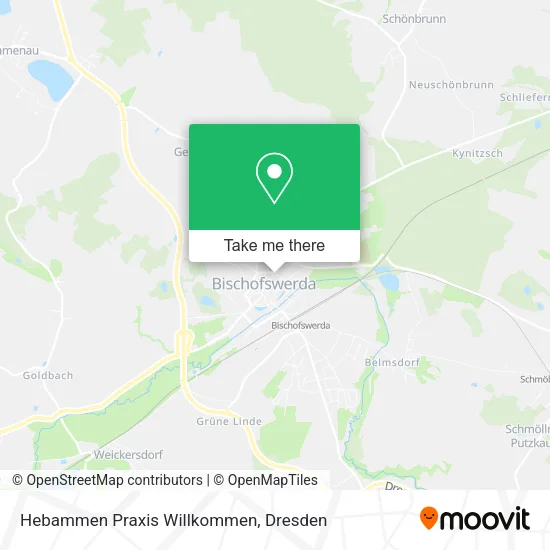 Карта Hebammen Praxis Willkommen