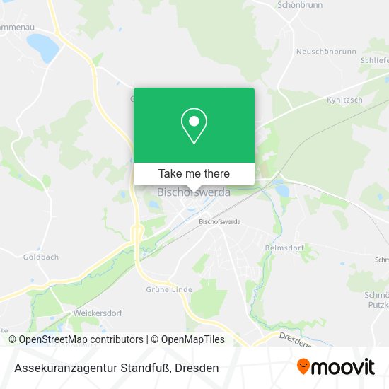 Карта Assekuranzagentur Standfuß
