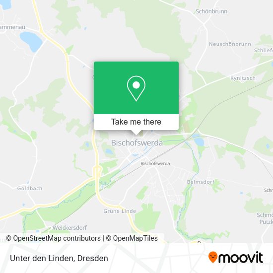 Карта Unter den Linden