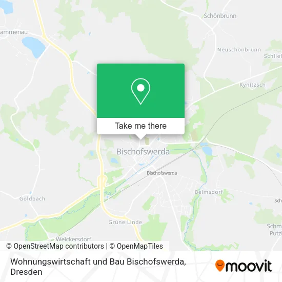 Wohnungswirtschaft und Bau Bischofswerda map