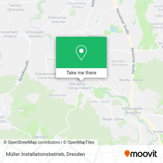 Карта Müller Installationsbetrieb