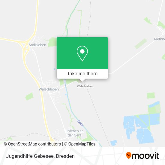 Карта Jugendhilfe Gebesee
