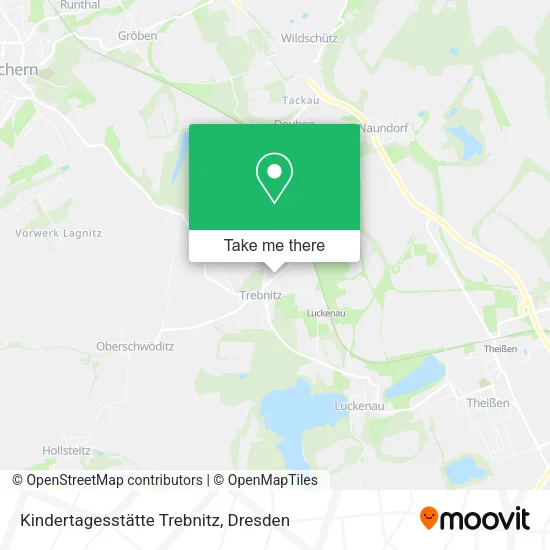 Карта Kindertagesstätte Trebnitz