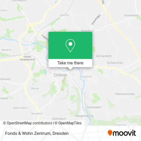 Карта Fonds & Wohn Zentrum