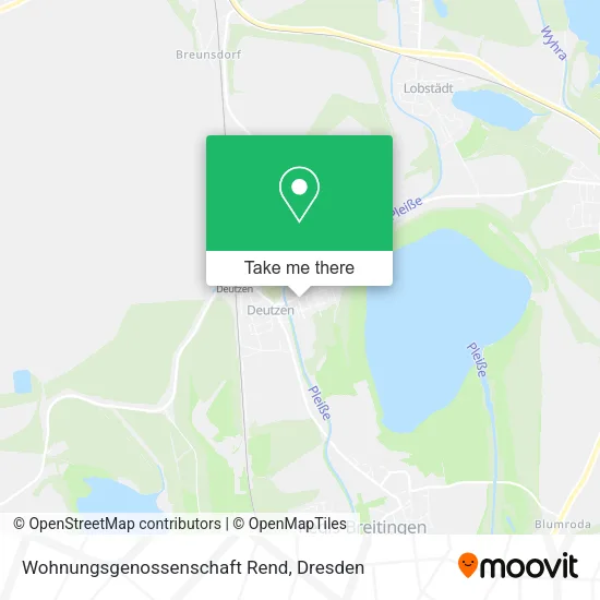 Карта Wohnungsgenossenschaft Rend