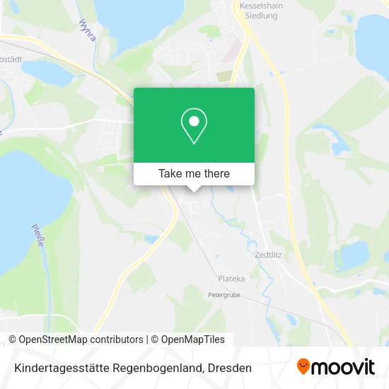 Карта Kindertagesstätte Regenbogenland