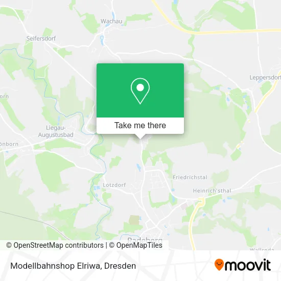 Карта Modellbahnshop Elriwa