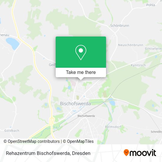 Карта Rehazentrum Bischofswerda