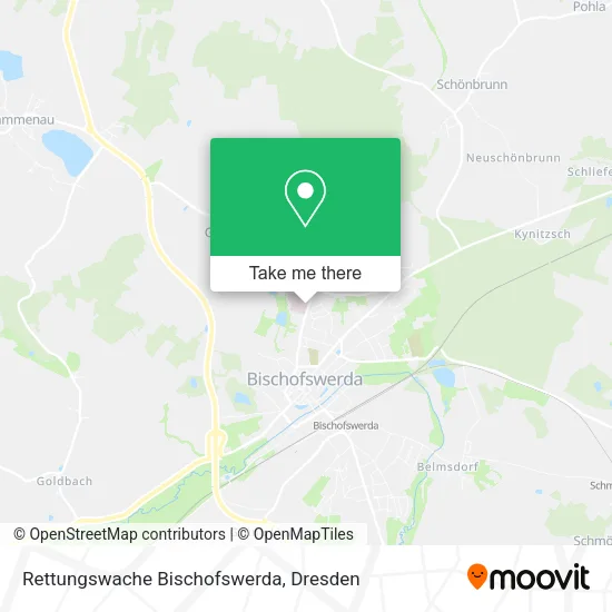 Карта Rettungswache Bischofswerda