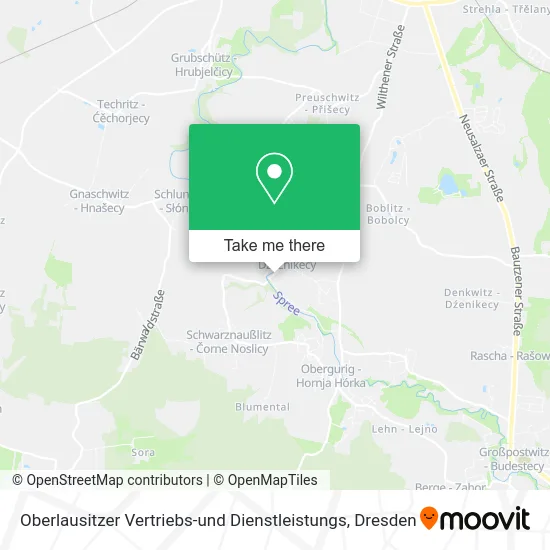 Карта Oberlausitzer Vertriebs-und Dienstleistungs