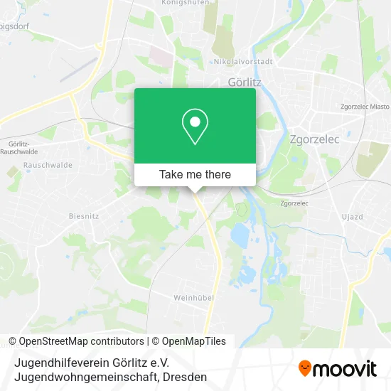 Jugendhilfeverein Görlitz e.V. Jugendwohngemeinschaft map