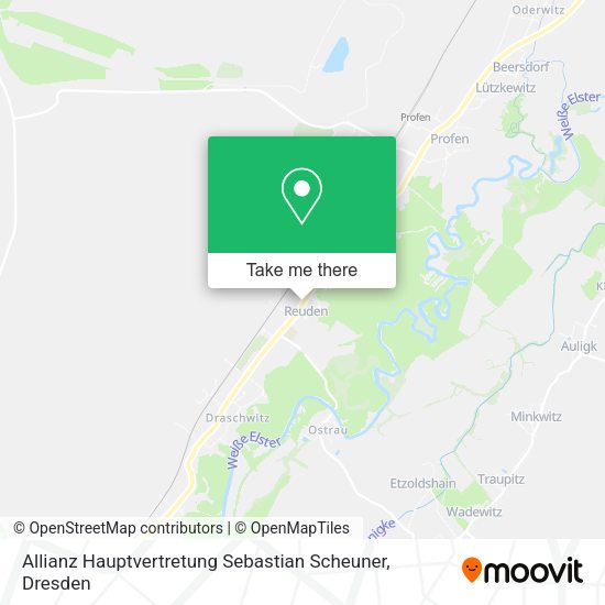 Карта Allianz Hauptvertretung Sebastian Scheuner