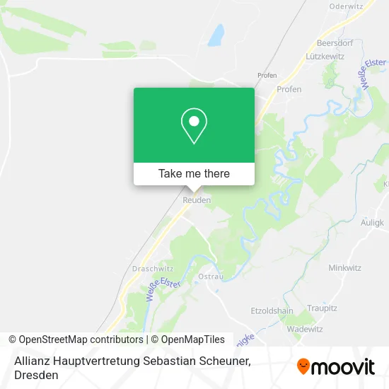 Карта Allianz Hauptvertretung Sebastian Scheuner