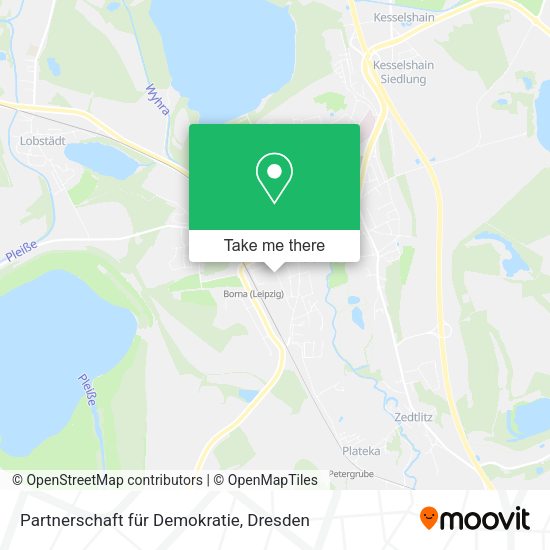 Карта Partnerschaft für Demokratie