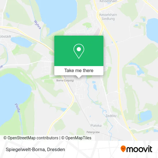 Карта Spiegelwelt-Borna