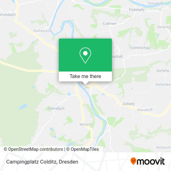 Карта Campingplatz Colditz