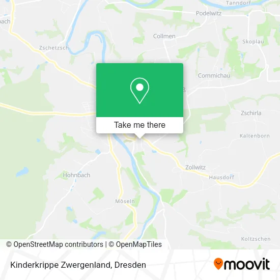 Карта Kinderkrippe Zwergenland