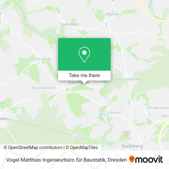 Карта Vogel Matthias Ingenieurbüro für Baustatik