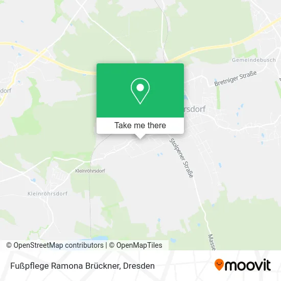 Карта Fußpflege Ramona Brückner