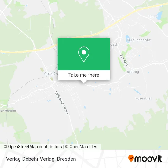 Карта Verlag Debehr Verlag