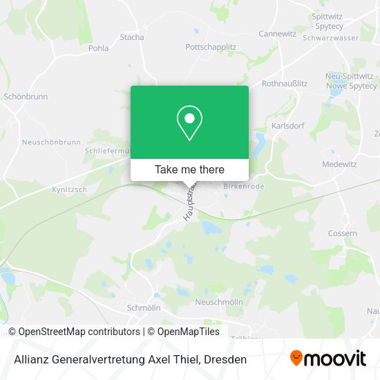 Карта Allianz Generalvertretung Axel Thiel