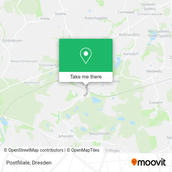 Postfiliale map