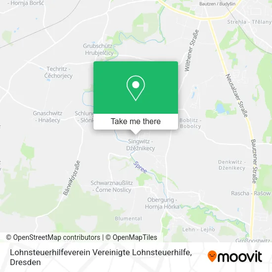 Карта Lohnsteuerhilfeverein Vereinigte Lohnsteuerhilfe