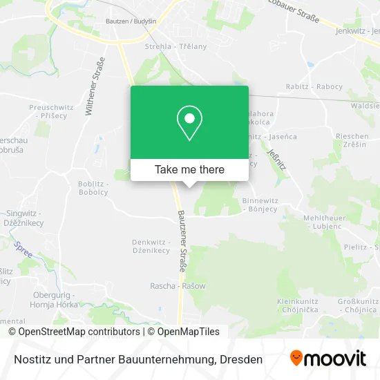 Карта Nostitz und Partner Bauunternehmung