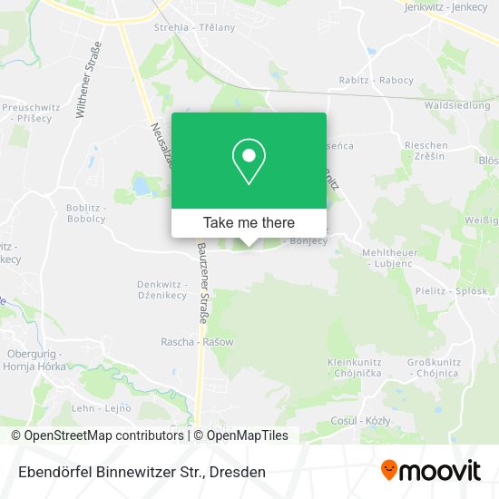 Карта Ebendörfel Binnewitzer Str.