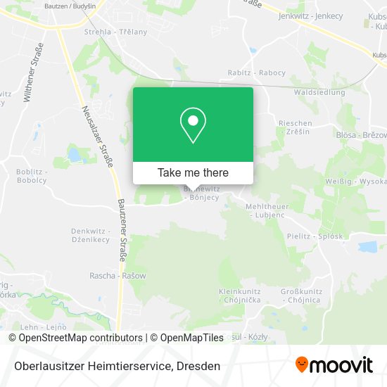 Карта Oberlausitzer Heimtierservice