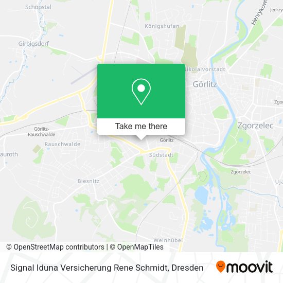 Карта Signal Iduna Versicherung Rene Schmidt