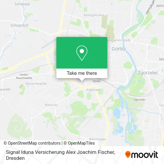 Карта Signal Iduna Versicherung Alex Joachim Fischer