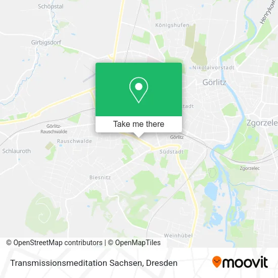Карта Transmissionsmeditation Sachsen